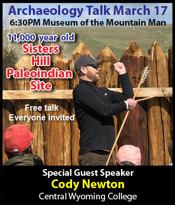 WAS talk March 17. Photo by Upper Green River Basin Chapter Wyoming Archaeological Society.