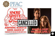 Shows Cancelled. Photo by Pinedale Fine Arts Council.