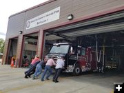 Roll Back Ceremony. Photo by Sublette County Unified Fire.