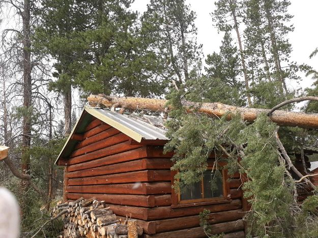 Wind Storm at Big Sandy Lodge. Photo by Big Sandy Lodge.