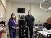 Tru-D Smart UV-C Robot. Photo by Sublette County Rural Health Care District.