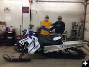 2020 Snowmobile Winner. Photo by Pinedale Lions Club.