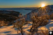 Winter on Fremont Lake. Photo by Dave Bell.