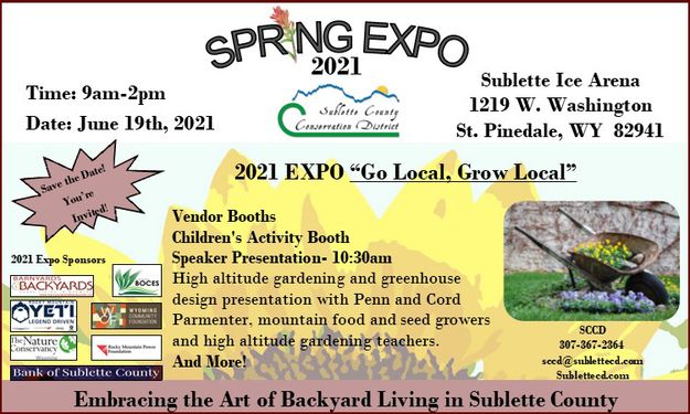 2021 Spring Expo. Photo by Sublette County Conservation District.