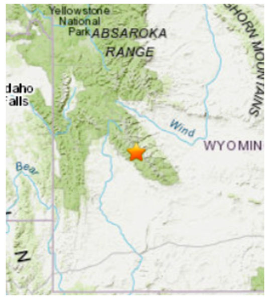 Boulder quake August 24, 2021. Photo by USGS.