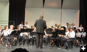 Pinedale High School Concert Band. Photo by Dawn Ballou, Pinedale Online.