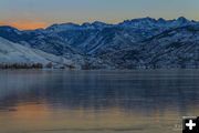Fremont freezes clear. Photo by Dave Bell.