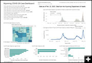 COVID-19 cases in Wyoming. Photo by Pinedale Online.