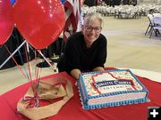 Centennial Cake. Photo by Sublette Centennial Committee.