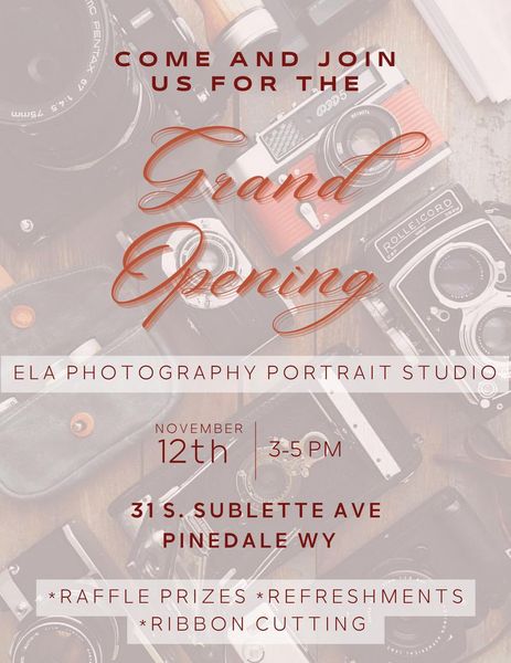 Grand Opening Ela Photography. Photo by Ela Photography LLC.