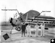 ARE Plane in Rock Springs. Photo by Sweetwater County Historical Museum.