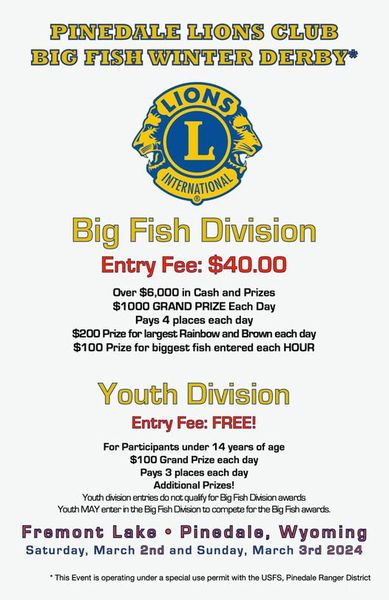 2025 Big Fish Derby. Photo by Pinedale Lions Club.