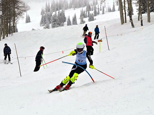 Elli Tolson. Photo by Jeff Wohl, Alpine Ski Coach.