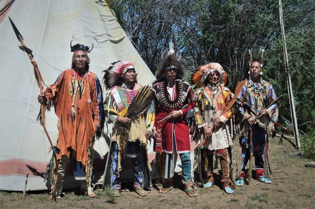 Native American displays. Photo by Kaylynne Sims.