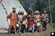 Native American displays. Photo by Kaylynne Sims.