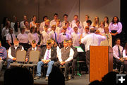 Pinedale High School Combined Choirs. Photo by Pinedale Online.