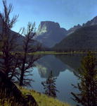 Views of Green River Lakes and Square Top Mountain are outstanding