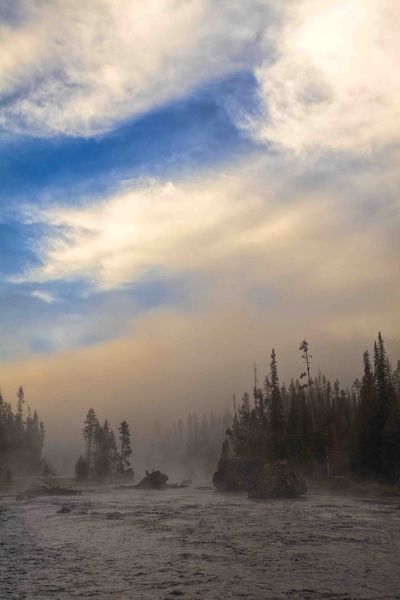 Firehole River Narrows. Photo by Dave Bell.