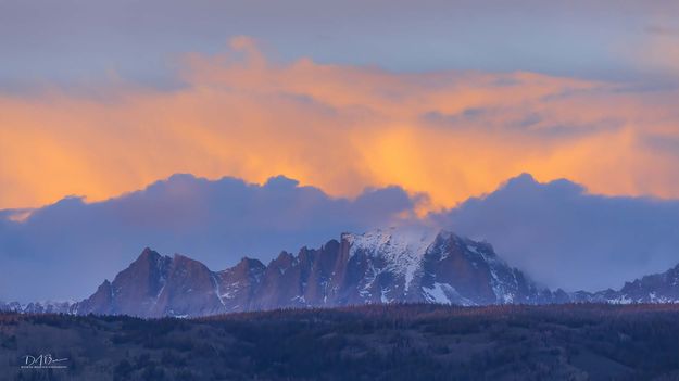 Fremont With A Golden Crown. Photo by Dave Bell.