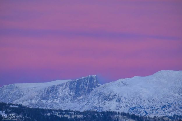 Angel Alpenglow. Photo by Dave Bell.