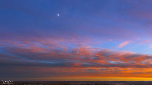 Sunset Looking South. Photo by Dave Bell.