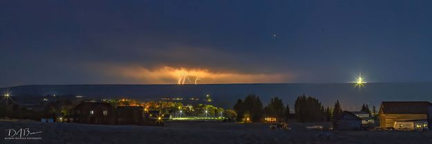 Mother Natures Fireworks. Photo by Dave Bell.