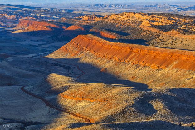 Red Canyon Shadows. Photo by Dave Bell.