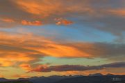 Sunset Over The Northern Wind River Range. Photo by Dave Bell.