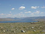 Lots of rocks along the lower end are telltale evidence of past glacial activity