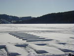 The marina during the winter