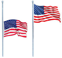Flags return to full staff