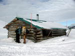 Blind Bull Warming Hut. Photo by Triple Peak Guest Ranch.