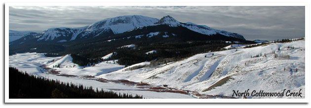 North Cottonwood Creek in the Wyoming Range. Photo courtesy Triple Peak Guest Ranch.