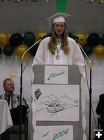 Salutatorian. Photo by Pinedale Online.