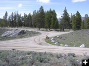 Corral parking area. Photo by Pinedale Online.