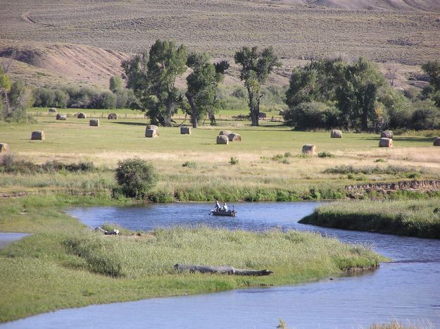 Fishing the New Fork River. Photo by Dawn Ballou, Pinedale Online.