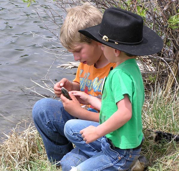 Trevor and Wade. Photo by Pinedale Online.