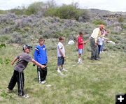 Casting Lessons. Photo by Dawn Ballou, Pinedale Online.