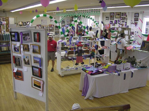 Exhibit Hall Static Displays. Photo by Dawn Ballou, Pinedale Online.