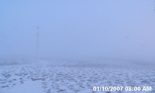 Foggy Boulder. Photo by Boulder DEQ Air Quality Webcam.