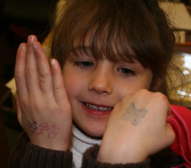 Hand Stamps. Photo by Pam McCulloch, Pinedale Online.