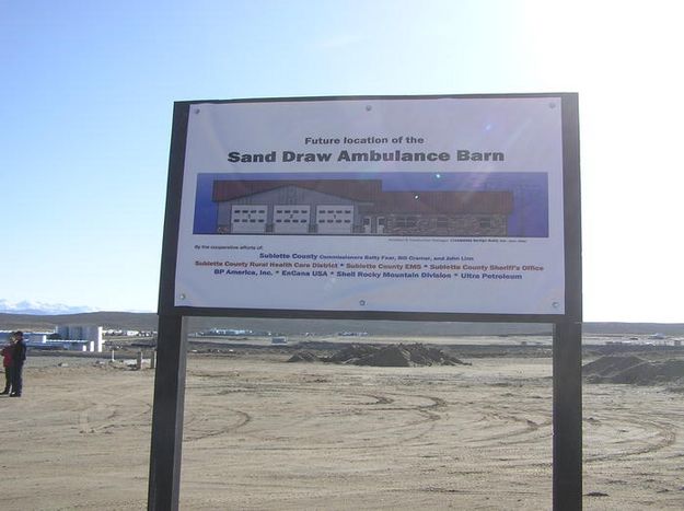 New Ambulance Barn. Photo by Dawn Ballou, Pinedale Online.