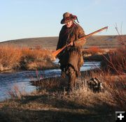 Richard Ashburn, Mountain Man. Photo by Clint Gilchrist, Pinedale Online.