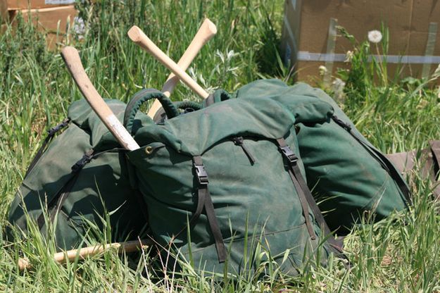 Fire Packs. Photo by Dawn Ballou, Pinedale Online.