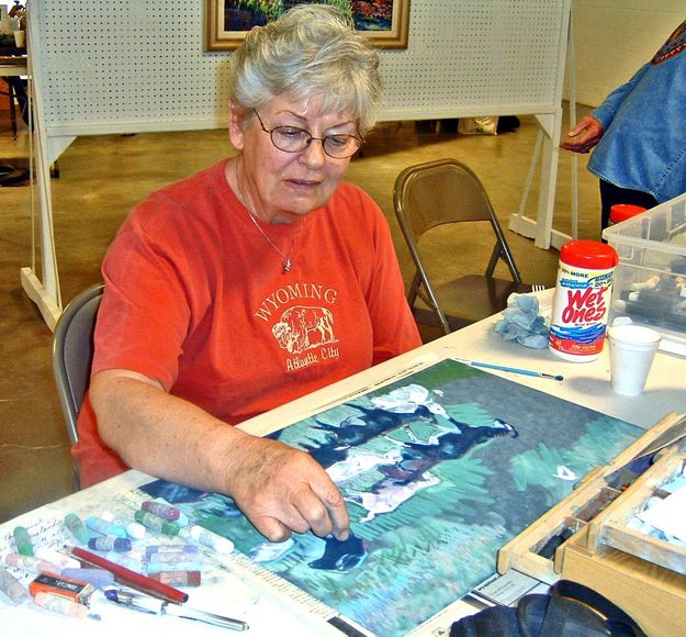 Artist Lynn Thomas. Photo by Lynn Thomas.