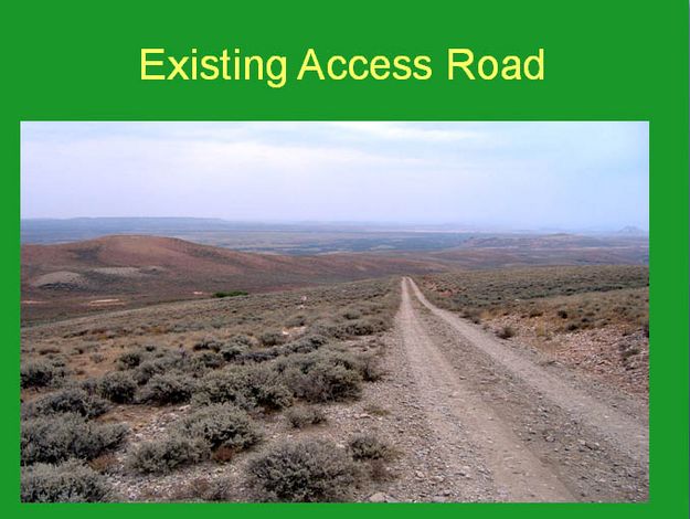 Access Road. Photo by Cimarex Energy Co..