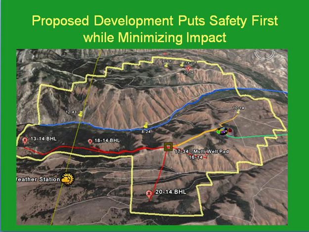 Proposed Development. Photo by Cimarex Energy Co..