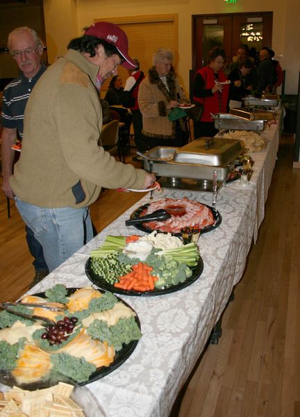 Refreshments. Photo by Dawn Ballou, Pinedale Online.