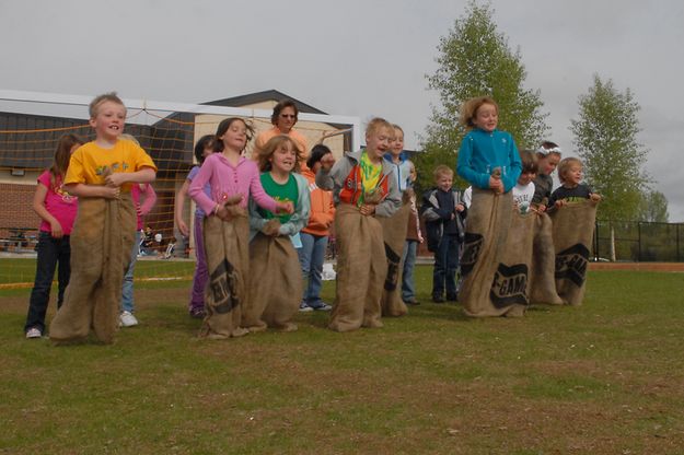 Potato Sack Race. Photo by Janet Montgomery.