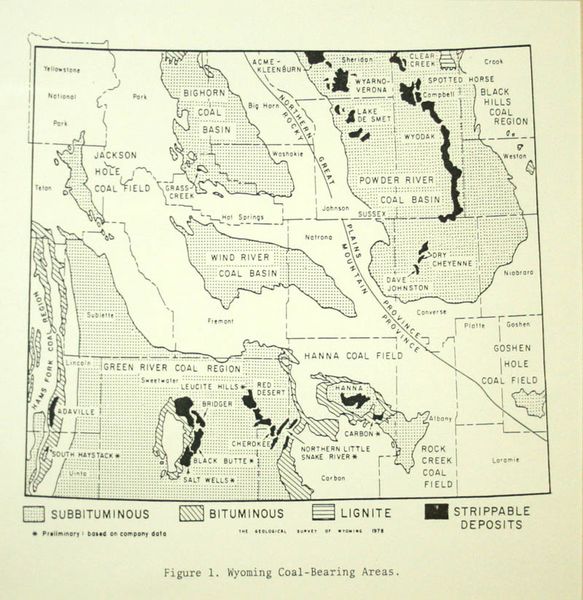 Coal Map. Photo by Dawn Ballou, Pinedale Online.